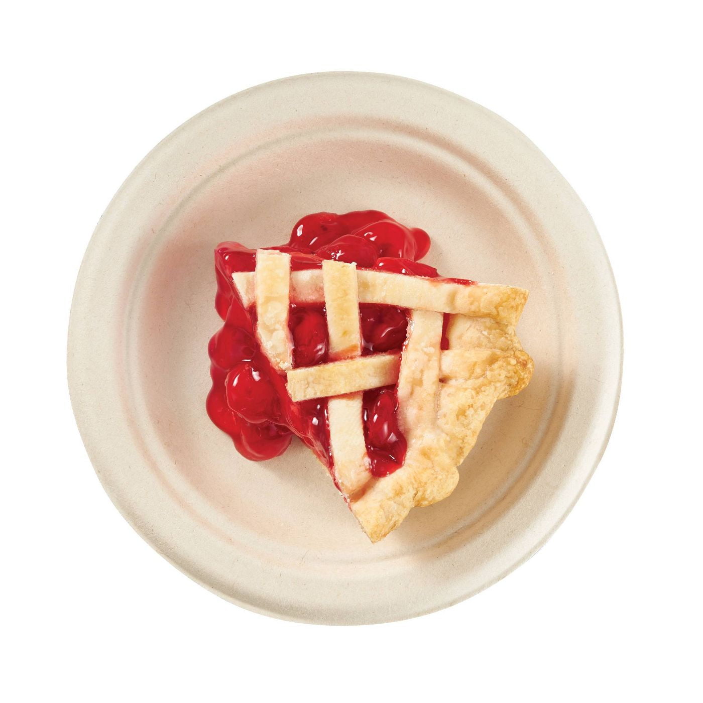 Matter Compostable Dessert Plant-Based Fiber Plates, 6", 20 Count