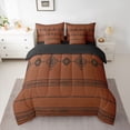 thumbnail image 2 of Castle Fairy Teens Tribal Aztec Bedding Comforter Set,Bohemian Geometric Full Bedding Set, 2 of 8
