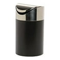 thumbnail image 2 of Cal-Mil 1717-96 Countertop Trash Bin, 5" W x 5" D x 7" H, Black, 2 of 4