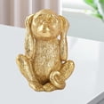 thumbnail image 3 of Estatuas de animales Zulema Decoraciones para el hogar Chino Fengshui Oro Hecho a mano, 3 of 7