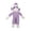 Purple, variant on Made By Aliens Personalized Floppy Original Sock Monkey Stuffed Animal Plush Toy-Perfect Gift For Valentine Day, Graduation Day, Birthday, 16 inches (Blue)