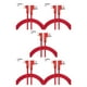 thumbnail image 1 of Methold Cable de carga rápida Reemplazo del cable de datos de doble codo para la interfaz micro USB del teléfono móvil Android, rojo, 1 m Rojo 1M 5Conjunto, 1 of 6