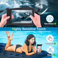 thumbnail image 3 of Waterproof Phone Bag Large Capacity Transparent  Float Underwater Clear Cellphone Protector Dry Bag for Boating Diving, 3 of 6