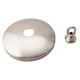 Photo 1 of Portfolio 5-in L x 5-in dia Brushed Nickel Light Cap and Finial Kit - Product Is Brand New In Retail Packaging