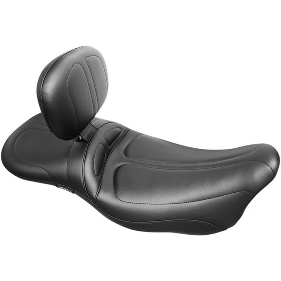 Maverick DLT Seat with Backrest - Black Stitch
