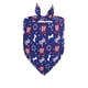 thumbnail image 5 of Toalla Tipo Bandana para La Saliva de Mascotas, Ideal para Perros y Gatos | Pañuelo Triangular Rojo, Blanco y Azul con El Día de La Independencia | Tejido de Poliéster Absorbente | Mantiene a Las Mas, 5 of 5