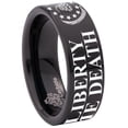 thumbnail image 6 of Don't Tread On Me Liberty or Death Tungsten Carbide Ring, 6 of 9