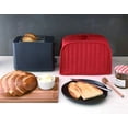 thumbnail image 3 of Toaster Appliance Cover Polyester Bread Toaster Cover Bakeware Protector Dust and Fingerprint Protection Two/Four Slices (2 Slice, Red), 3 of 7