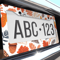 thumbnail image 6 of 1 Pcs Autumn Leaves License Plate Frame, License Plate Cover for Car Decorative Parts, Aluminum License Plate Bracket Holder Rust-Proof Weather-Proof for US Standard Car, 6 of 9