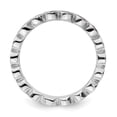 thumbnail image 3 of Auriga Fine Jewelry 925 Sterling Silver Pink Tourmaline Eternity Ring for Women Size 6, 3 of 6