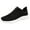 Black, variant on XIMIN Mens Running Shoes with Soft Sole Cushion Slip-On Tennis Walking Workout Athletic Sneakers Lightweight Casual Sport Shoes Fashion Comfortable Sneakers