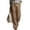 Brown, variant on Cotton Linen Pants for Women,Work Dressy Pants Trousers with Pockets,High Waist Wide Leg Summer Comfy Pants