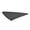 Black L, variant on Car Door Mirrior Panel Trim For Mercedes-Benz A-Class W169 2004-2012 Rearview Triangle Cover Molding