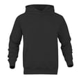 thumbnail image 7 of WTOBBY Men's Fleece Lined Hoodie Pullover Sweatshirt Casual Athletic Long Sleeve Drawstring Hooded Shirt Thermal Warm Winter Outdoor Sports Top,Black 3XL, 7 of 7