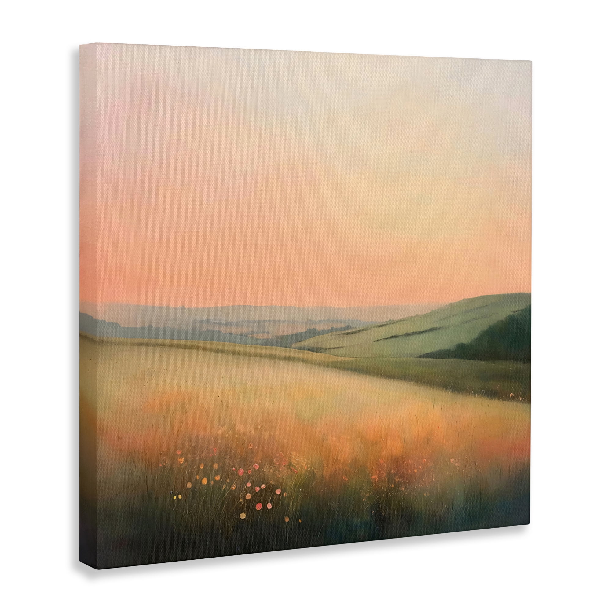 Stupell Industries Sun Coming Up Over Meadow Canvas Wall Art, design by Creative Studio