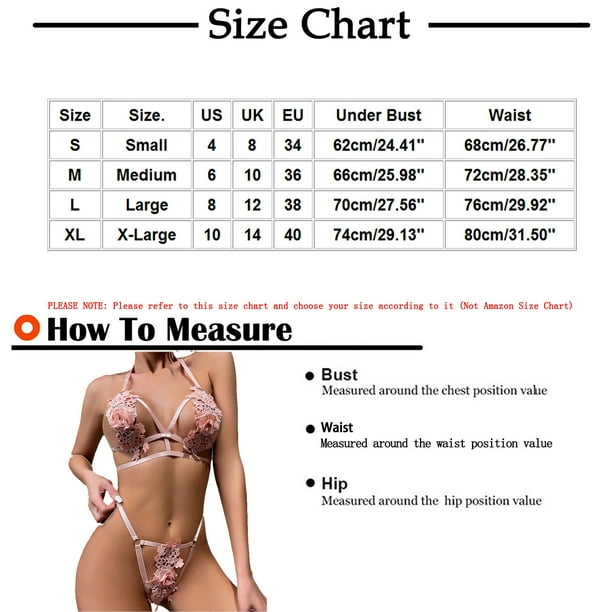 Fnochy Casual Lingerie Set, Women's Plus Letter Tape Strappy Fnochy Casual Lingerie Set, Women's Plus Letter Tape Strappy