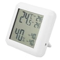 thumbnail image 2 of Termómetro higrómetro interior escritorio digital LCD temperatura humedad monitor probador, 2 of 10