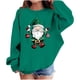 thumbnail image 2 of Blusas y camisas de manga larga con cuello redondo para niños Estampados navideños de manga larga Casual Suelto Forro polar para mayor calidez Sudadera con capucha de manga larga con cuello redondo pa, 2 of 4