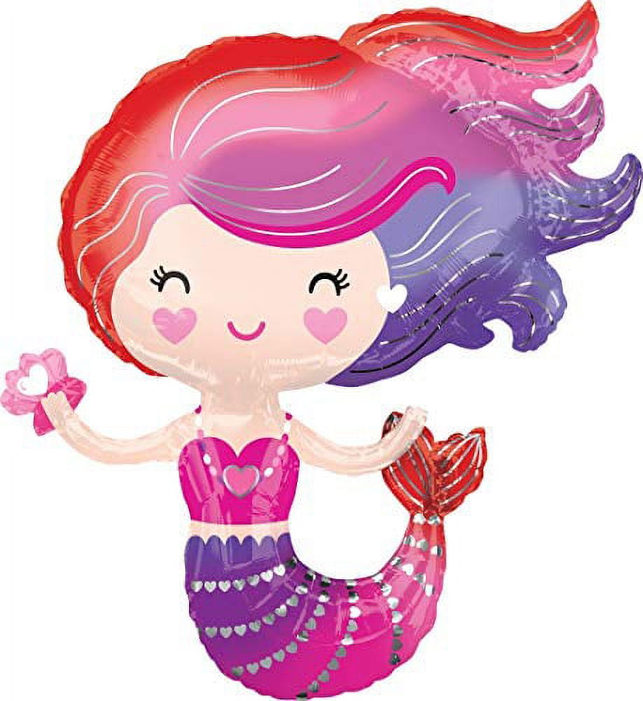 Mayflower Products Narwhal Party Supplies Lovely Mermaid Birthday Balloon Bouquet Decorations