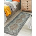 thumbnail image 6 of Keen Home Design Machine Washable Area Rugs with Non-slip Backing, Ideal for Hallway, Living Room, Bedroom, Kitchen and Laundry Room, Vintage Moroccan and Low Pile Rug - ( 2'6'' x 10'), 6 of 9