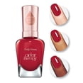 thumbnail image 2 of Sally Hansen Color Therapy Nail Polish, Red-y To Glow, .5 fl oz, 2 of 4