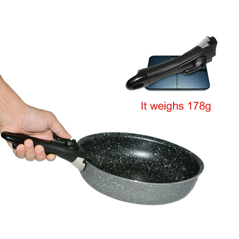 Winnereco Detachable Removable Pan Pot Handle Anti-Scalding Cookware Clip  Hand Grip