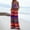 Brown, variant on Womens Jumpsuits Tie-Dye Sleeveless Adjustable Spaghetti Strap Boho Wide Leg Pant One Piece Jumpsuits Baggy Overalls Crew Neck Beach Vacation Summer Rompers XL