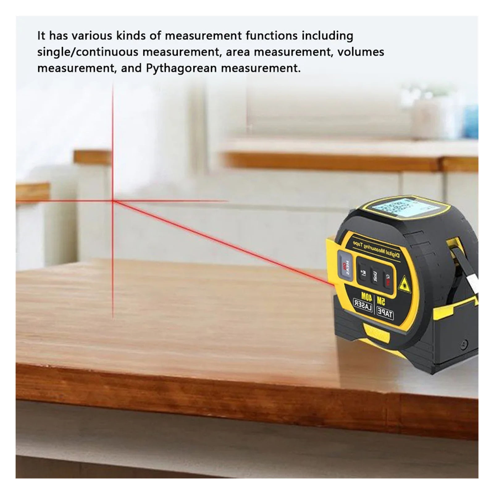 40m/60m Distance Meter Ranfinder Measure Distance Meter Surveying Equipment Tape Measur Retractable Tape ,High Precision