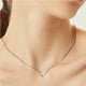 thumbnail image 3 of Collar de plata de ley 925 con inicial de corazón letra Q Silvora♥ joyería para esposa mamá hija con caja de regalo, 3 of 8