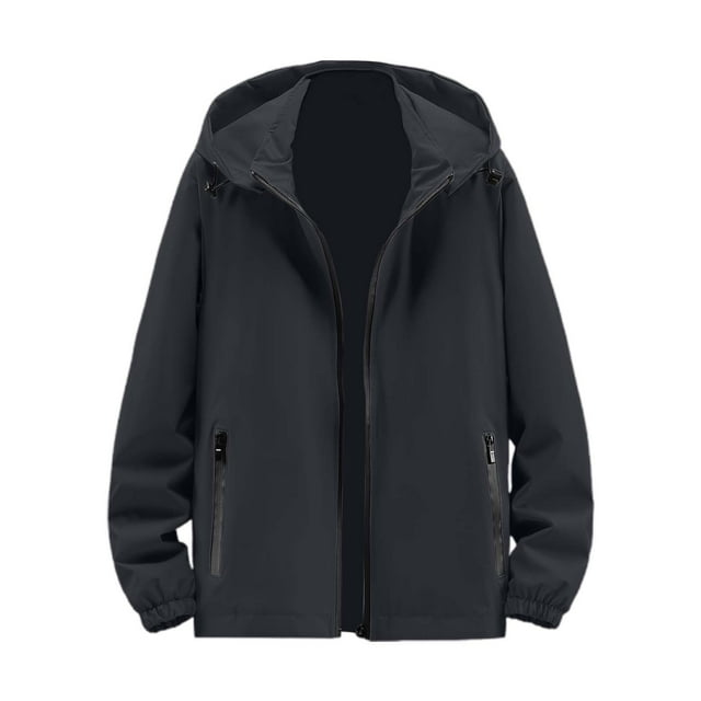 Wyzesi Chandails Cardigan Rouges pour Hommes Grande Taille Chandail Décontracté pour Homme Couleur Unie Chandail à Capuchon Grande Taille Fermeture Éclair Réfléchissante Manteau de Sport d'Extérieur Chandails Cardigan pour Hommes
