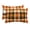 CrimsonRed,CharcoalBlack,WarmCream,Ochre, variant on Chaise Lounge Headrest Pillow 1 Pack, Orange Buffalo Plaid Waterproof Chair Pillows with Insert & Adjustable Elastic Strap for Beach Pool Recliner, Rustic Farmhouse Checkered Outdoor Patio Pillow
