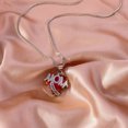 thumbnail image 4 of Zhuge Ideas de regalos para el Día de la Madre - Collar del Día de la Madre para mamá Regalos del Día de la Madre para mamá de hijo Regalos para ella Regalos para mamá (rojo), 4 of 5