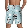 thumbnail image 4 of Fotbe Cute Panda Bear Men’s Swim Trunks Quick Dry Swim Shorts Board Shorts with Mesh Lining-X-Large, 4 of 9
