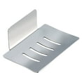 thumbnail image 4 of CATIEBYE 1Pcs Wall Mount Holder Stainless Steel Soap Rack for Kitchen and Bathroom 12*8.5in Silver, 4 of 8