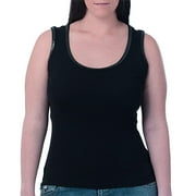 Metro7 - Women's Plus Sequin-Trim Tank