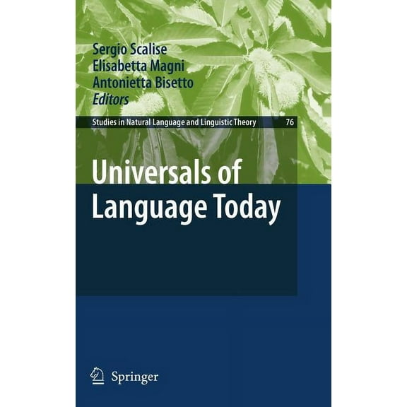 Studies in Natural Language and Linguist Universals of Language Today, Book 76, (Hardcover)