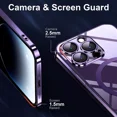 thumbnail image 2 of Funda Para iPhone Matte Magsafe Mica Cristal En Lente Cámara, 2 of 7