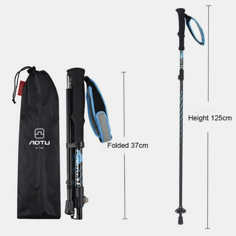 Trekking Poles Covacure Tri-Fold Lightweight 7075 Aluminum