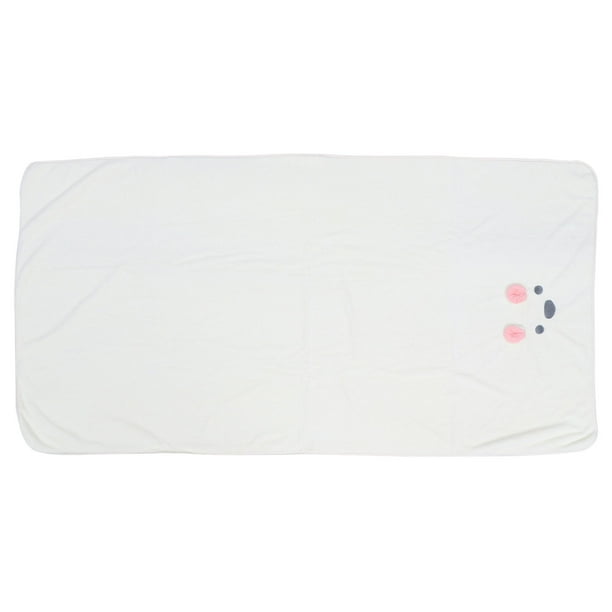 1 toalla de baño absorbente, hermosa toalla grande con diseño de animales de dibujos animados.