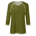 thumbnail image 6 of Womens Long Sleeve Crew Neck Funny Skeleton Printed Slim Fit Top T Shirt Casual Shirts Tee Blouse Trendy Tops for Women 2024, 6 of 6