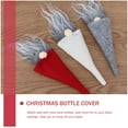 thumbnail image 5 of PTOOTP Gnome Hat Wine Bottle Sleeve, Assorted Colors, Christmas Wine Bottle Cover, Holiday Party Decoration, 5 of 8
