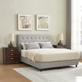 thumbnail image 4 of Leick Home 2-Pack Solid Wood Laurent Nightstands w/ USB-C Charging, Chocolate Cherry, 4 of 20