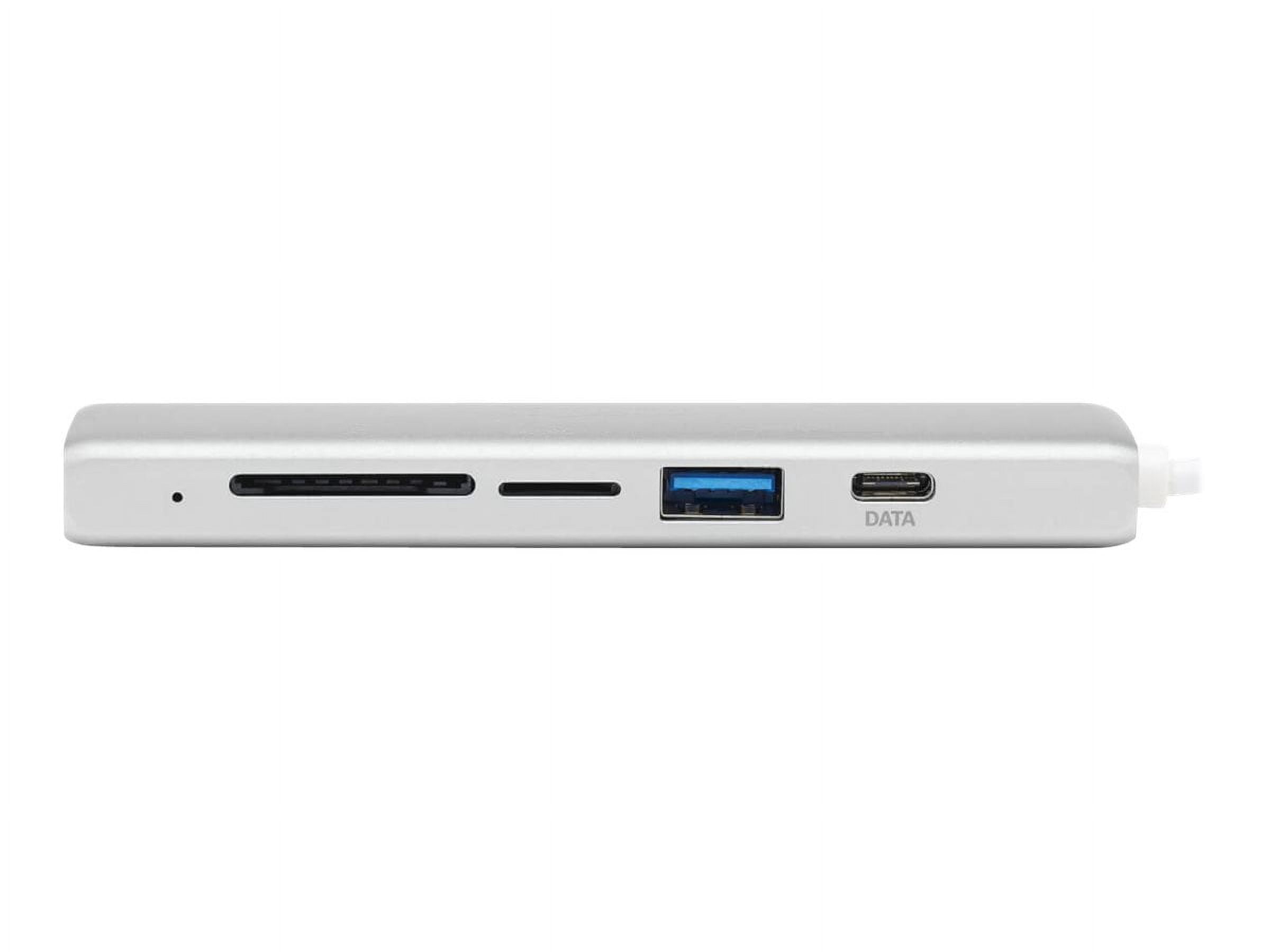 Tripp Lite USB C Multiport Adapter 2x USB-A 1x USB-C Card Reader Silver (u460-002-2am-c1)