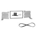 thumbnail image 2 of TAILTOSS 1 Set Car Stereo Dash Frame Holding Stereo Securely Metal Plastic Rectangular Kit 39x28x9cm, 2 of 8