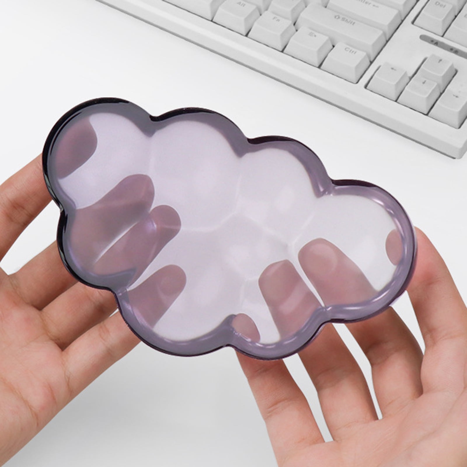Cloud Pad Comfort Wrist Rest For Keyboard And Cushioned Support Mat With Concave Designing Sweat Proof