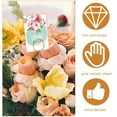 thumbnail image 2 of Raindrops 20 pcs   Round Shaped Blessing Fixed Clip Floral Place Cards Holder Banquet Clip, 2 of 8