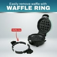 thumbnail image 2 of Elite Gourmet Fluffy Stuffed Extra Thick Belgian Waffle Maker, Mint, 2 of 3