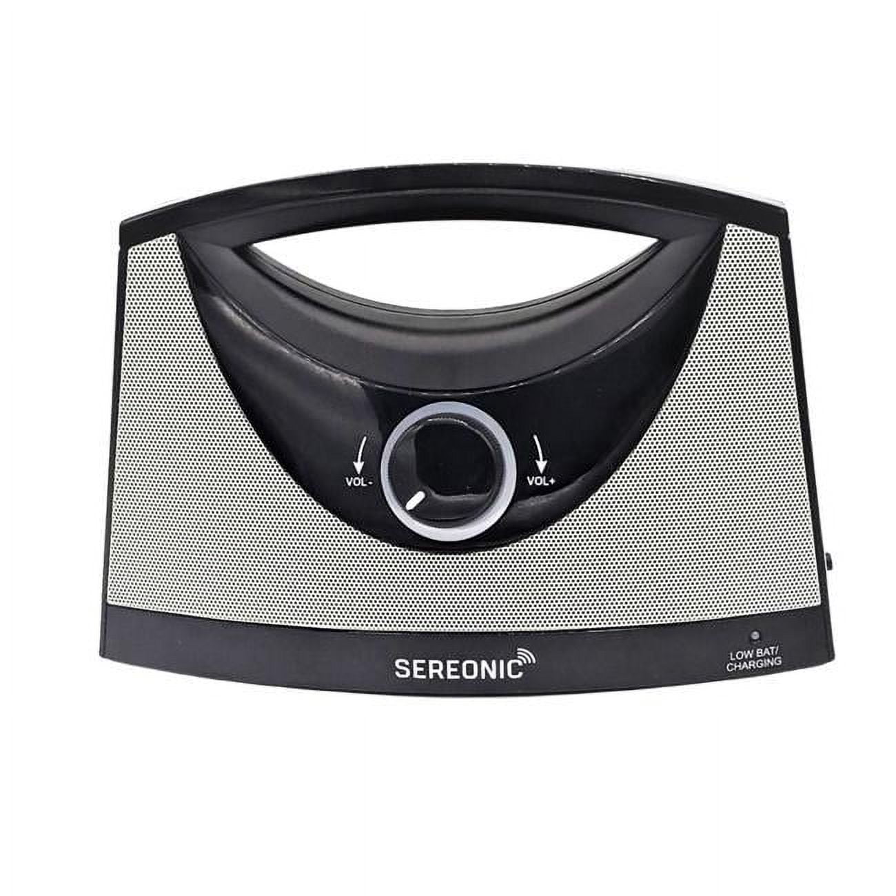 SEREONIC Wireless Portable TV Speaker for Hard of Hearing  Hear Your TV with More Clarity Without Disturbing Others  Perfect for TV Watching Without The Blaring Volume.
