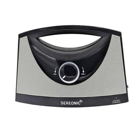 SEREONIC Wireless Portable TV Speaker for Hard of Hearing – Hear Your TV with More Clarity Without Disturbing Others – Perfect for TV Watching Without The Blaring Volume.