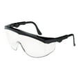 thumbnail image 2 of MCR Safety TK110 Crews Tomahawk Wraparound Glasses - Clear Lens - Black Frame, 2 of 2